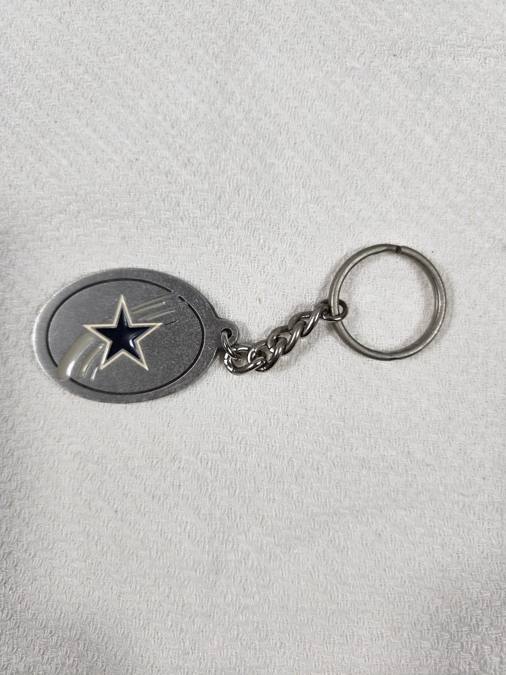 Vintage 1999 Dallas Cowboys Pewter Keychain - Great American Products K2008-3 NF